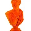 Papillon Living Large Flocked Artemis Bust Orange TMF47