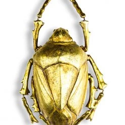 Papillon Living Large Gold Beetle Wall Decor