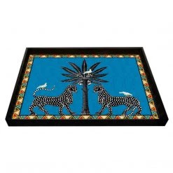 Papillon Living Tray Large Blue Mosaico (38 X 28cm) 2160
