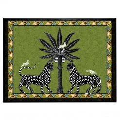 Papillon Living Trays Tray Large Green Mosaico (38 X 28cm) 2161