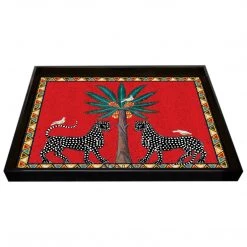 Papillon Living Trays Tray Mosaico Red Small 2029