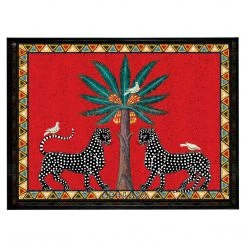 Papillon Living Trays Tray Mosaico Red Small 2029