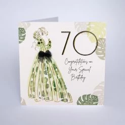 Papillon Living 70 Congratulations On Your Special Birthday Greeting Cards & Papillon Gift Cards