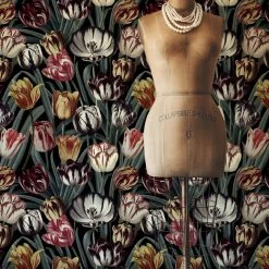 Papillon Living TULIPA Dark Wallpaper