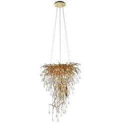 Cheap Papillon Living Store 13 Coach House Tiered Branch Droplet Chandelier
