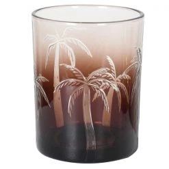 Coach House Tealight Holders & Candle Holders Ombre Palm Hurricane - Medium