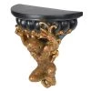 Papillon Living Wall Decoration Gold Monkey Corbel Wall Shelf