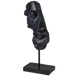 Papillon Living Greek God Face On Stand XMX054 Sculpture