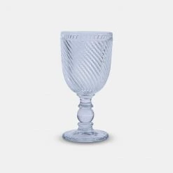 Papillon Living Glass Ribbed Wine Glass