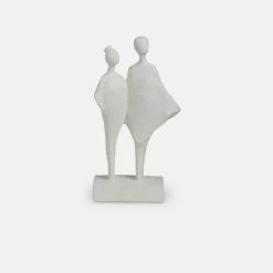 Papillon Living Sculpture White Decorative Figurine