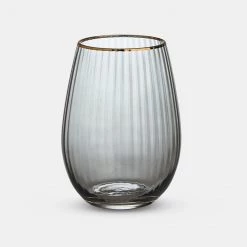 Papillon Living Italia Smoked Glass Tumbler Large