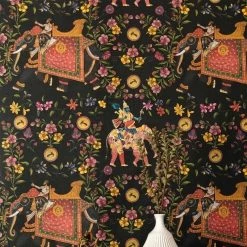 Papillon Living ARTISTOCRACY Anthracite Wallpaper