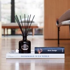 Papillon Living Portus Cale Black Edition Reed Diffuser Scented Candles, Room Diffusers & Incense