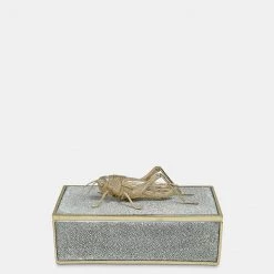 Papillon Living Decorative Grasshopper Box