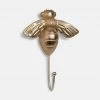 Papillon Living Gold Bee Hook Eclectic Mix