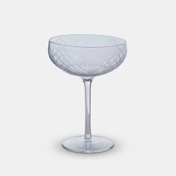 Papillon Living Etched Coupe Glass 210261 Glassware & Barware