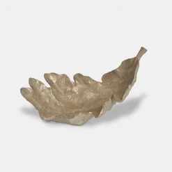 Papillon Living Gold Decorative Leaf Trays