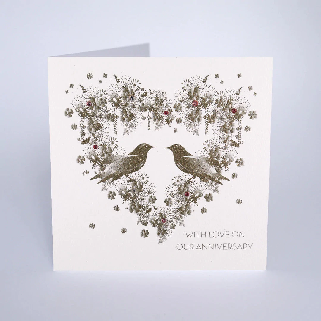 Papillon Living Greeting Cards & Papillon Gift Cards Anniversary Heart 1 Papillon Living Greeting Cards & Papillon Gift Cards Anniversary Heart