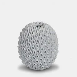 The Vintage Garden Room White Coral Vase Vases & Pots