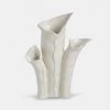 Papillon Living Vases & Pots White Ceramic Lily Vase