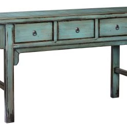 The Vintage Garden Room MoDu Sea Green Console Table Furniture