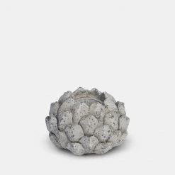 Papillon Living Stone Floral Candle Holder Large Tealight Holders & Candle Holders