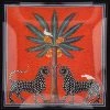 Papillon Living Glass Plate Mosaico Red 25 X 25cm