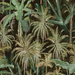 Papillon Living THE JUNGLE Anthracite Wallpaper SKU: WP20523