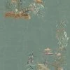 Papillon Living CHINOISERIE Blue Wallpaper