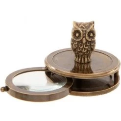 Papillon Living Owl Magnifying Glass Eclectic Mix