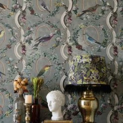 Papillon Living COUNTESSE'S AVIARIUM Neutral Wallpaper